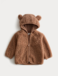 Hooded Borg Zip Jacket (0-3 Yrs)