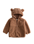 Hooded Borg Zip Jacket (0-3 Yrs)