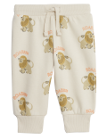Cotton Rich Lion Print Joggers