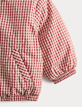 Gingham Midweight Padded Coat (0-5 Yrs)