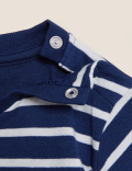 Pure Cotton Striped T-Shirt (0-3 Yrs)