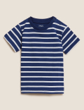 Pure Cotton Striped T-Shirt (0-3 Yrs)