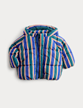 Midweight Padded Striped Coat (0-5 Yrs)
