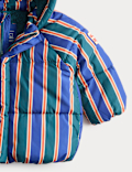 Midweight Padded Striped Coat (0-5 Yrs)