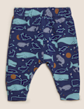 3pk Cotton Rich Patterned Leggings (0-3 Yrs)