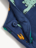 Cotton Rich Dinosaur Dungarees