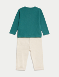 Cotton Rich Slogan Outfit (0-3 Yrs)