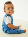 Cotton Rich Tractor Print Romper