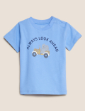 Pure Cotton Slogan T-Shirt (0-3 Yrs)