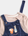Cotton Rich Peter Rabbit&trade; Dungaree Outfit (0-3 Yrs)