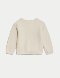 Cotton Rich Cable Knit Jumper (0-3 Yrs)