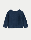 Cotton Rich Cable Knit Jumper (0-3 Yrs)