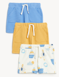 3pk Cotton Rich Shorts