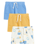 3pk Cotton Rich Shorts