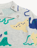 Pure Cotton Dinosaur Romper