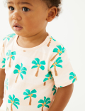 Pure Cotton Palm Tree T-Shirt (0-3 Yrs)
