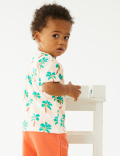 Pure Cotton Palm Tree T-Shirt (0-3 Yrs)