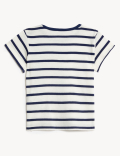 Pure Cotton Striped T-Shirt