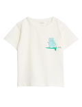 Pure Cotton Surfing Hippo T-Shirt