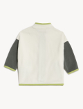 Fleece Colour Block Zip Jacket