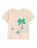 Pure Cotton Palm Tree T-Shirt (0-3 Yrs)