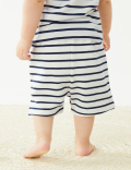 Cotton Rich Striped Pyjama Shorts