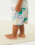 Cotton Rich Dinosaur Pyjama Shorts