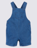2 Piece Chambray Dungarees with Bodysuit