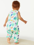 Pure Cotton Jungle Animals Romper (0-3 Yrs)