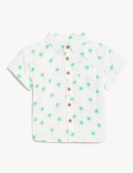 Pure Cotton Palm Tree Shirt & Shorts Set (0-3 Yrs)