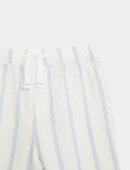 2pc Pure Cotton Boat Striped Outfit (0-3 Yrs)