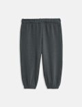 Cotton Blend Fleece Lined Joggers (0-3 Yrs)