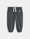 Cotton Blend Fleece Lined Joggers (0-3 Yrs)