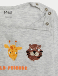 Pure Cotton Animal Top (0-3 Yrs)