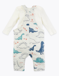 2 Piece Dinosaur Print Dungaree Outfit (0 Mths-36 Mths)