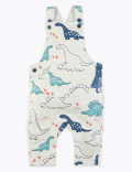 2 Piece Dinosaur Print Dungaree Outfit (0 Mths-36 Mths)