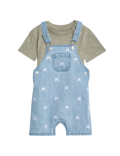 2pc Cotton Rich Elephant Outfit (0-3 Yrs)