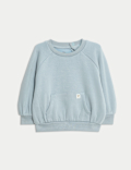 Cotton Blend Fleece Lined Sweatshirt (0-3 Yrs)