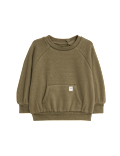 Cotton Blend Fleece Lined Sweatshirt (0-3 Yrs)