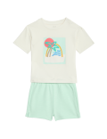 Pure Cotton Top & Bottom Outfit (0-3 Yrs)