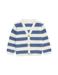 Pure Cotton Striped Cardigan (0-3 Yrs)