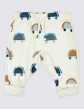 Organic Cotton Car Print Joggers