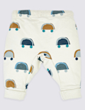Organic Cotton Car Print Joggers