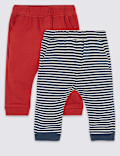 2 Pack Organic Cotton Joggers (0-3 Yrs)