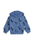 Cotton Rich Dinosaur Zip Hoodie (0-3 Yrs)