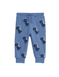 Cotton Rich Dinosaur Joggers (0-3 Yrs)