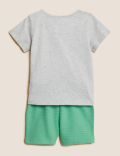 Pure Cotton Sunshine Smiles Slogan Outfit (0-3 Yrs)