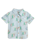 Pure Cotton Crocodile Print Shirt (0-3 Yrs)