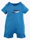3 Pack Pure Cotton Nautical Rompers (6½lbs-3 Yrs)