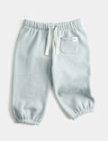 Cotton Blend Fleece Lined Joggers (0-3 Yrs)